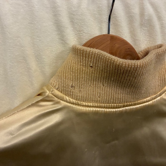 Vintage Ice Capades skater’s red + cream reversible satin bomber jacket - small - Picture 9 of 15